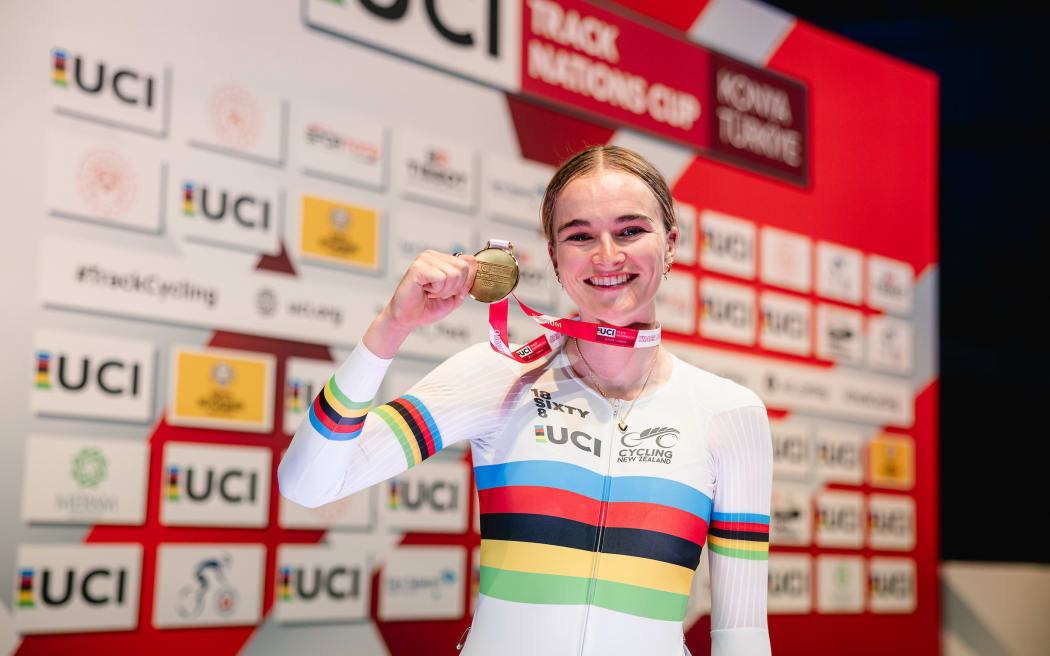 Ally Wollaston of New Zealand wins Gold.