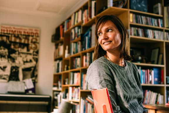 Vibeke Brethouwer at home on Waiheke Island.