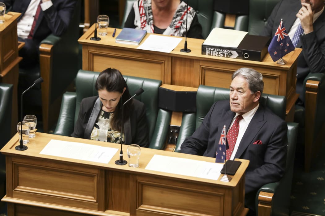 Prime Minister Jacinda Ardern and Deputy Prime Minister Winston Peters