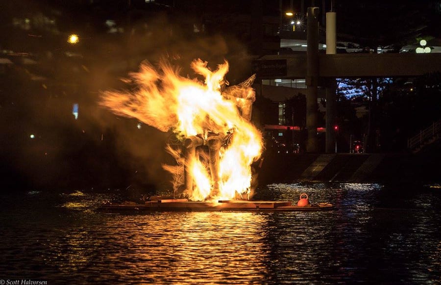 Somnium burning at the Loemis Festival