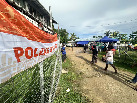 At one polling station RNZ Pacific visited this morning there was some minor confusion among some voters looking for their names on the list but other than that the voting process was progressing in a peaceful and orderly manner.