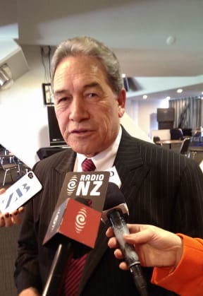 Winston Peters at the New Zealand First annual conference in Auckland last month..