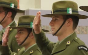 Lance Corporal Joshua Mapson, left, and Private Barclay Bishop.