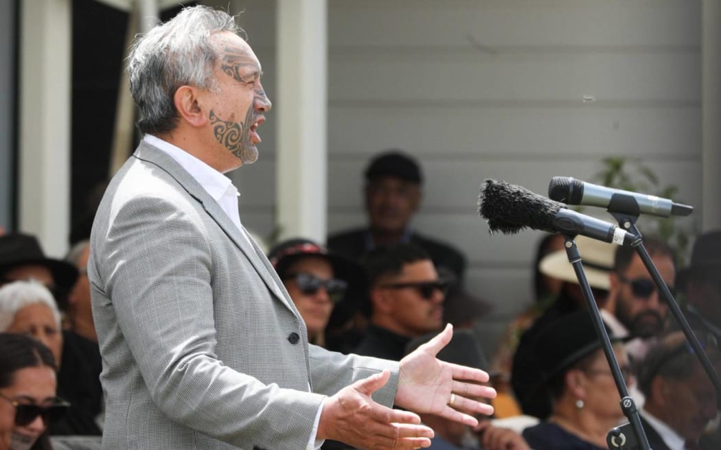 Kamaka Manuel at Rātana Pā.