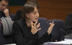 Deborah Manning, representing the former residents of Khak Khuday Dad and Naik villages, during her submissions at the Operation Burnham Inquiry at the High Court in Wellington.