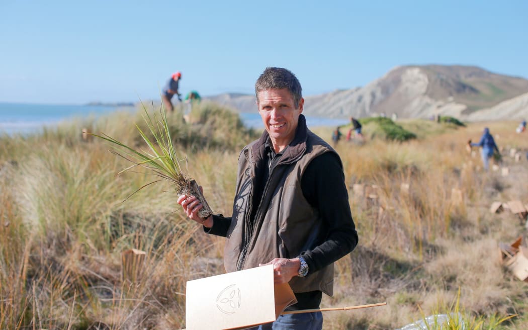Marlborough District Council biodiversity coordinator Mike Aviss has been helping run a series of plantings along Marlborough’s east coast.