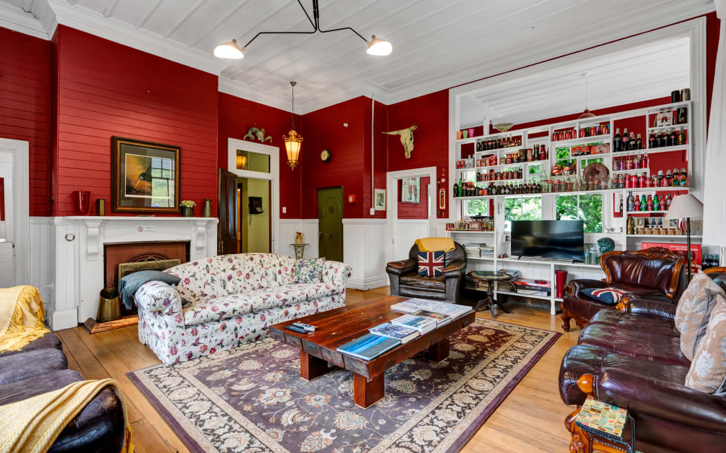 The old Awakino Post Office which was built in 1908 and the postmaster's residence are up for sale.