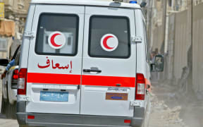 Ambulance in Baghdad, Iraq.