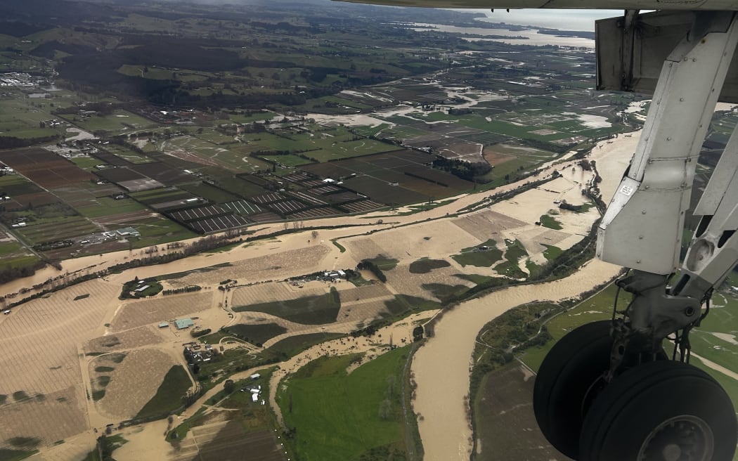Nelson flooding from plane