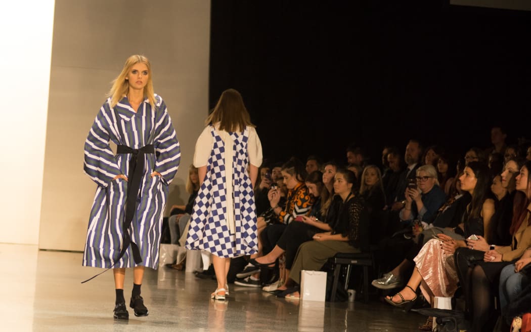 An outfit by graduate designer Shannen Young