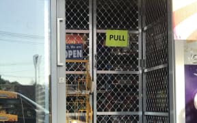 Sandip Patel has installed a security cage at the entrance to his Hamilton dairy after he was attacked by thieves who were taking cigarettes.