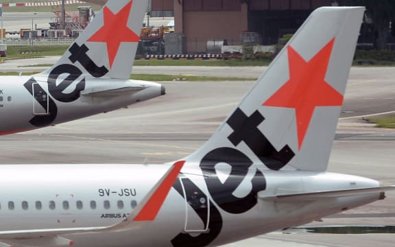 Jetstar planes.