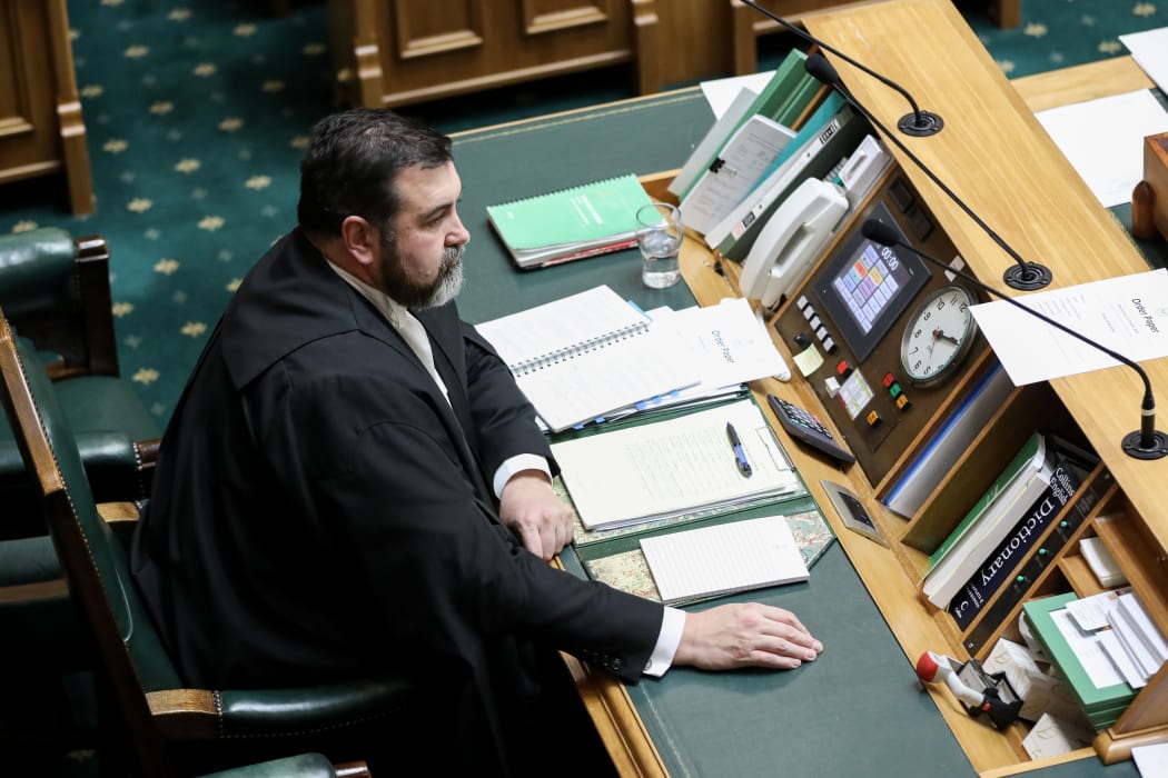 Clerk of the House David Wilson at the Table