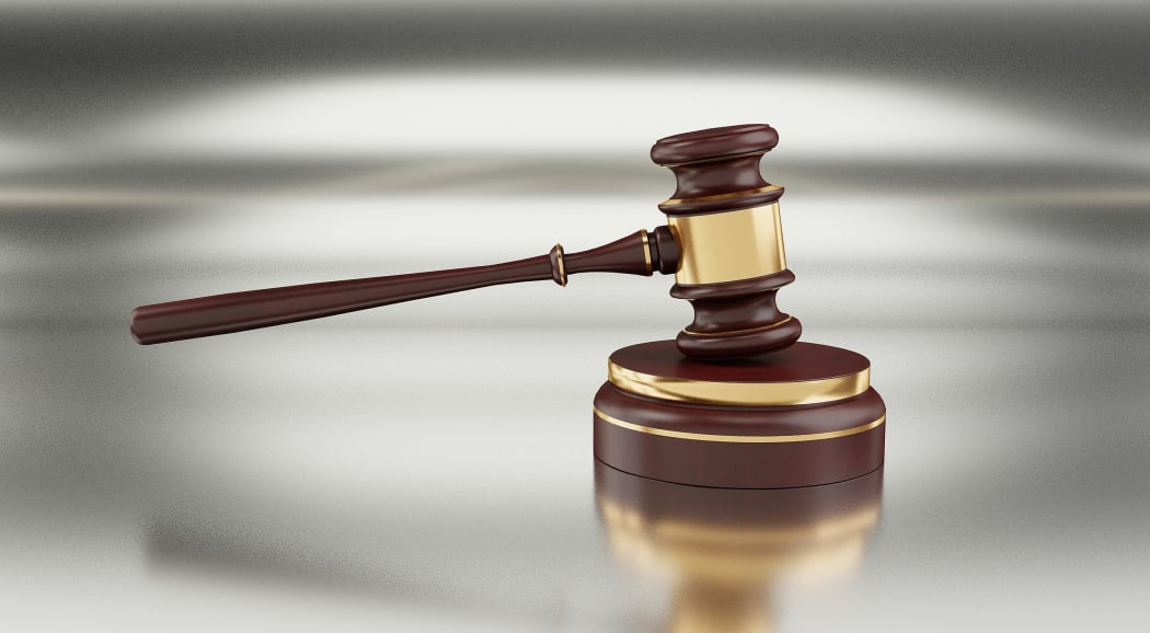 3D illustration image of a gavel - auction hammer