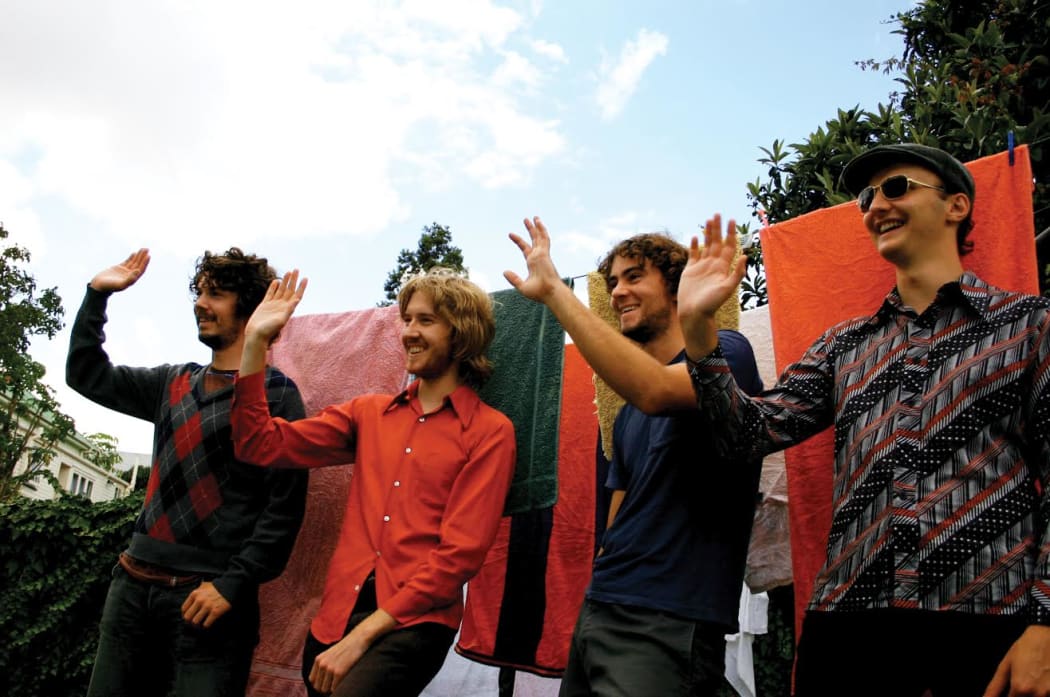 The Reduction Agents: Jol Mulholland, James Milne, Ryan McPhun and Ben Eldridge.