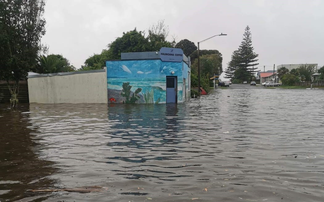 Haumoana Coffee went under water during Cyclone Gabrielle on 14 February.