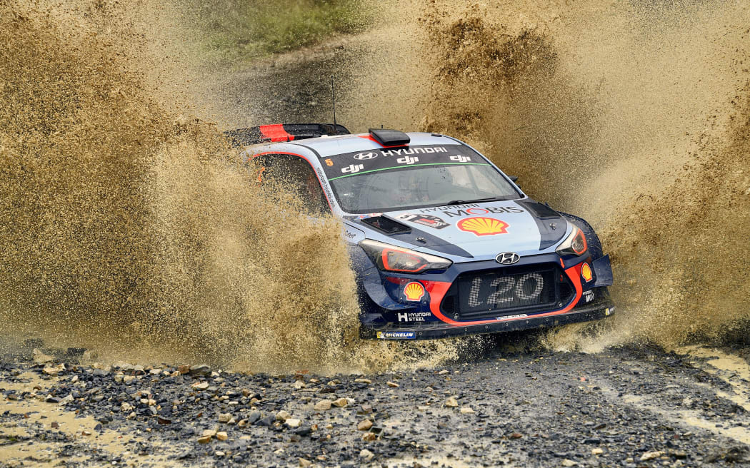 Thierry Neuville in the Rally of Australia
