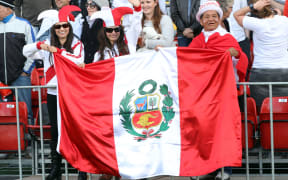 Fans. FIFA World Cup Qualifier, All Whites v Peru. 2017.