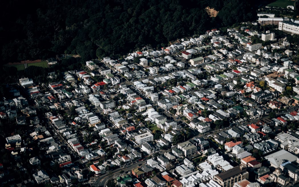 Housing in Mount Victoria, Wellington.