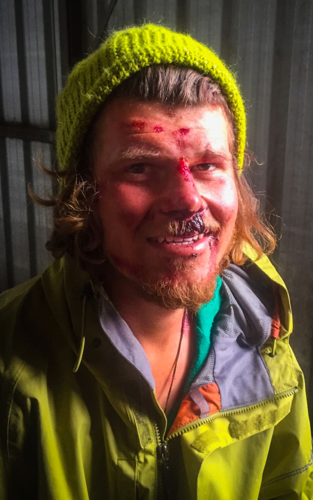 Jamie Hareb: "I was looking up the mountain, spinning around like I was in a river."