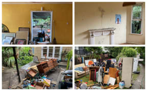 David Playle's flooded flat in Grey Lynn in Auckland