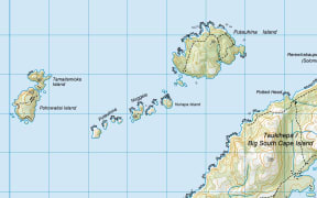 Tamaitemioka and Pohowaitai, two of the Titi Islands south-west of Stewart Island.