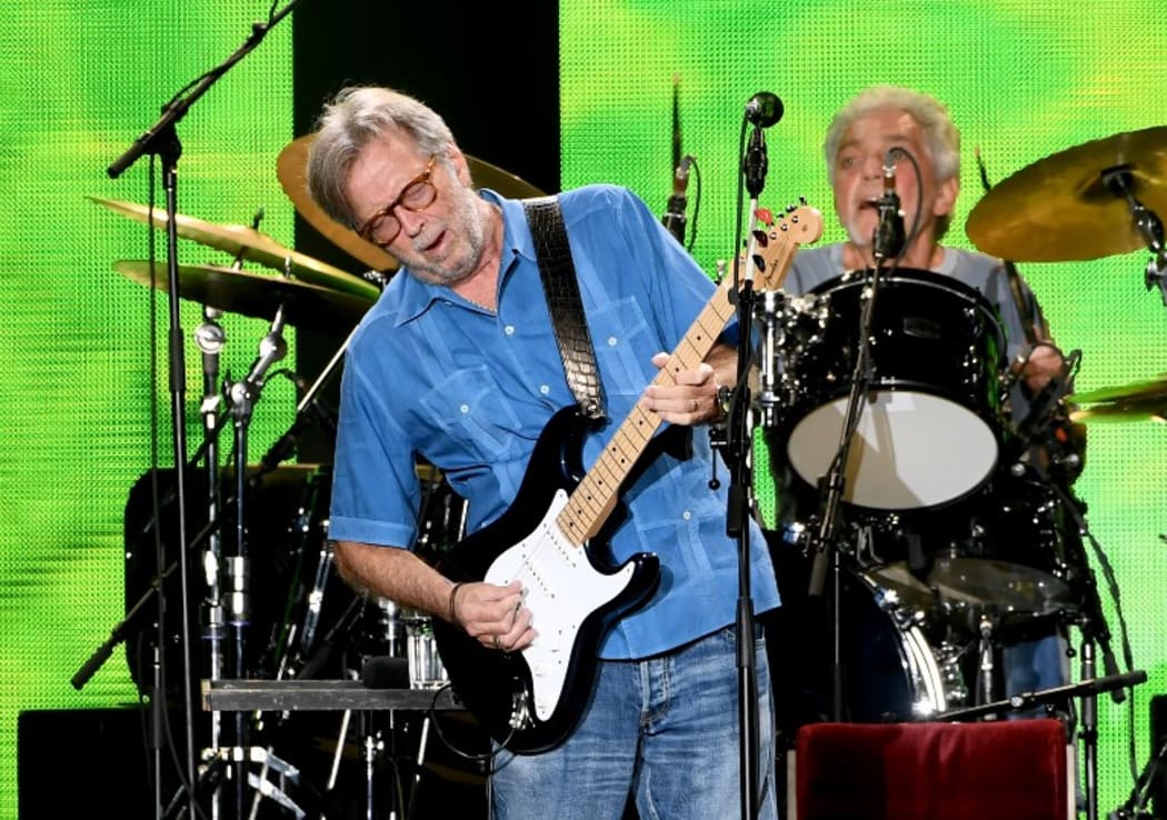 Eric Clapton performs in 2017 in California.