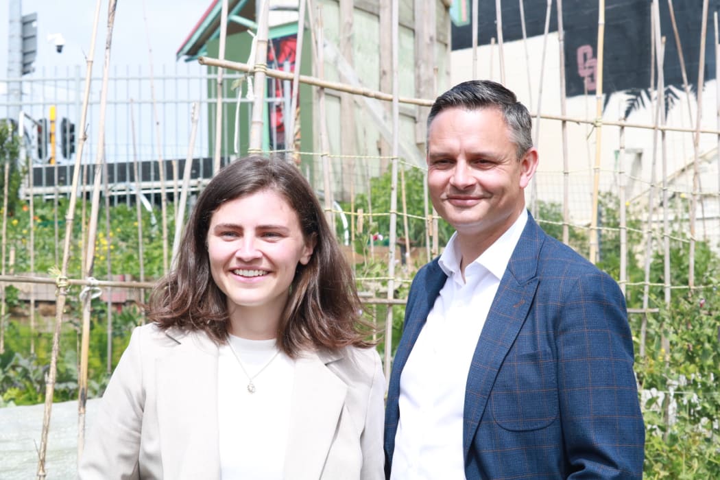 Chlöe Swarbrick and James Shaw.