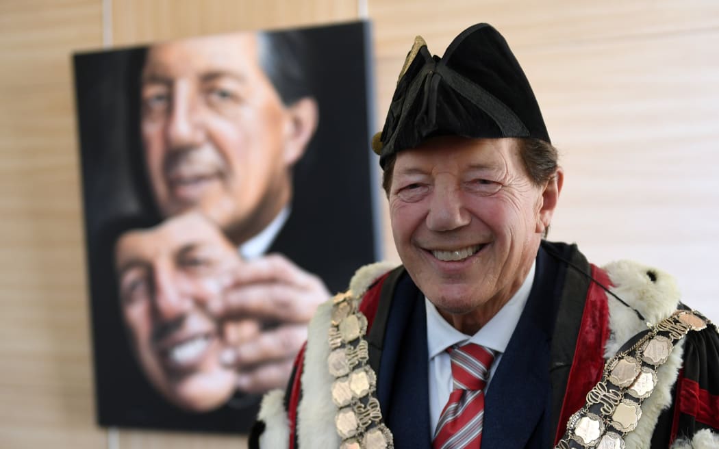 Sir Tim Shadbolt has previously used council resources to send out his Christmas card.