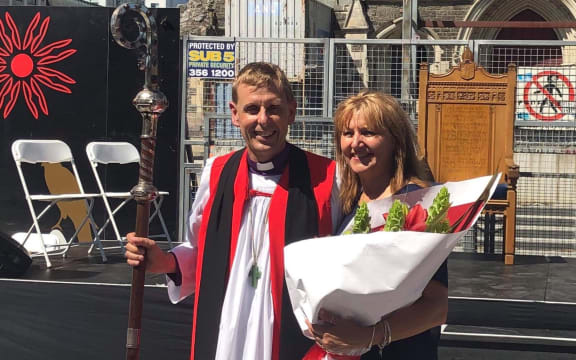 Christchurch Anglican Bishop Peter Carrell and his wife Teresa Kundycki-Carrell.