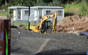 Mount Maunganui landslide recovery site 26/06