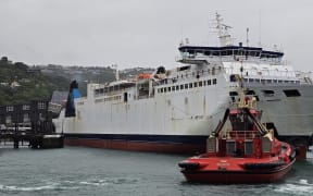 The Aratere ferry has been renamed Vega and sold to India - yet it remains in New Zealand waters.