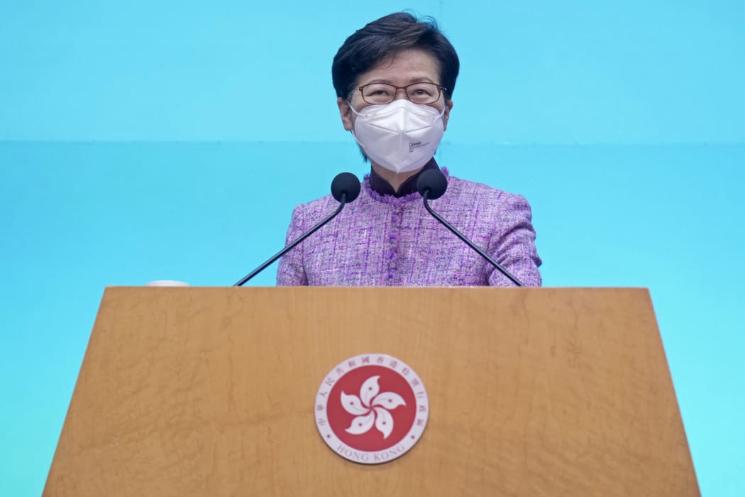Hong Kong chief executive Carrie Lam.