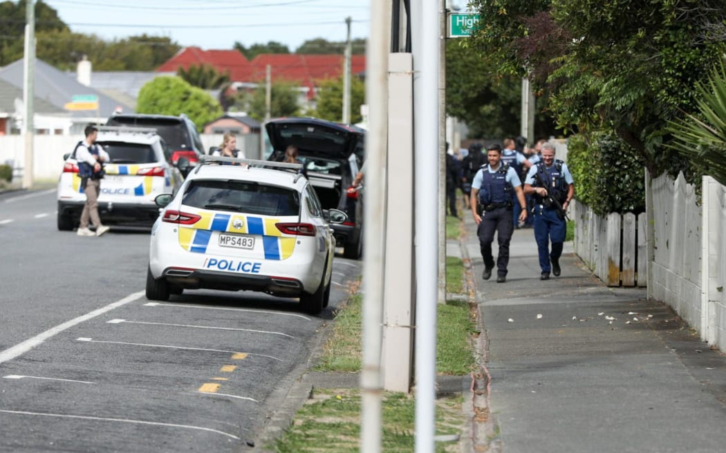 Police negotiators are speaking with an armed man at a Lower Hutt home.