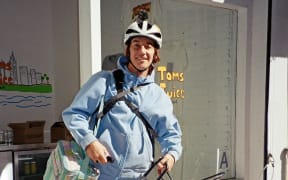 Tom Wright owner of Toms Juice in New York's East Village