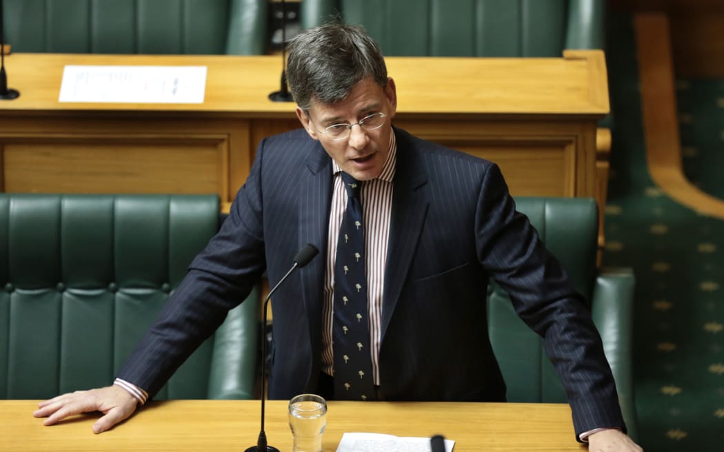 240714. Photo Diego Opatowski / RNZ. Maori from Tuhoe arriving for the final reading of the iwi's Treaty Settlement in Parliament. Chris Finlayson.