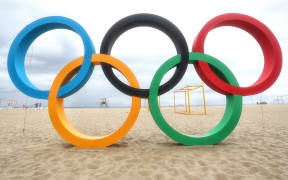 The Olympic on Copacabana beach, in Rio de Janeiro.