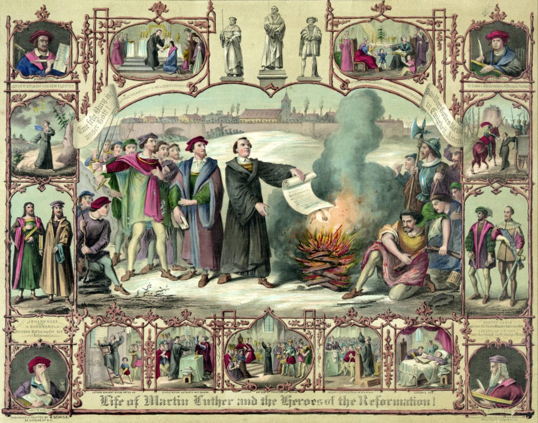 Life of Martin Luther and the heroes of the Reformation