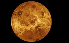 The planet Venus in a composite of data from NASA's Magellan spacecraft and Pioneer Venus Orbiter.
