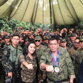 Pop star Mocha Uson is a social media staffer for the President of the Philippines Rodrigo Duterte.