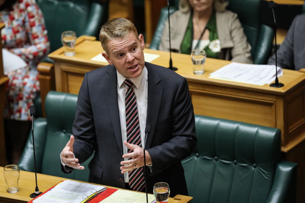 Chris Hipkins speaks in an urgent debate on the travel bubble