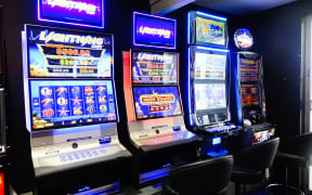 Poker Machines at the Mangere Cosmopolitan Club in South Auckland.