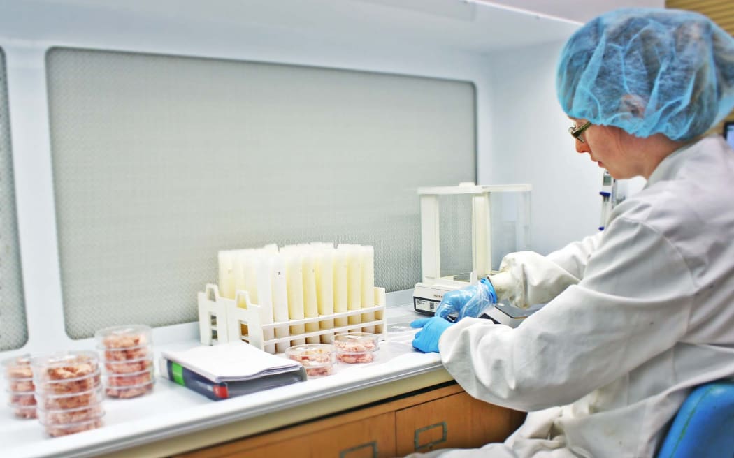 Dunedin-based forensics company Oritain Global's food lab.