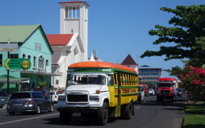 Downtown Apia, Samoa