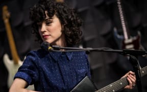 St. Vincent at the Winter NAMM Show 2017