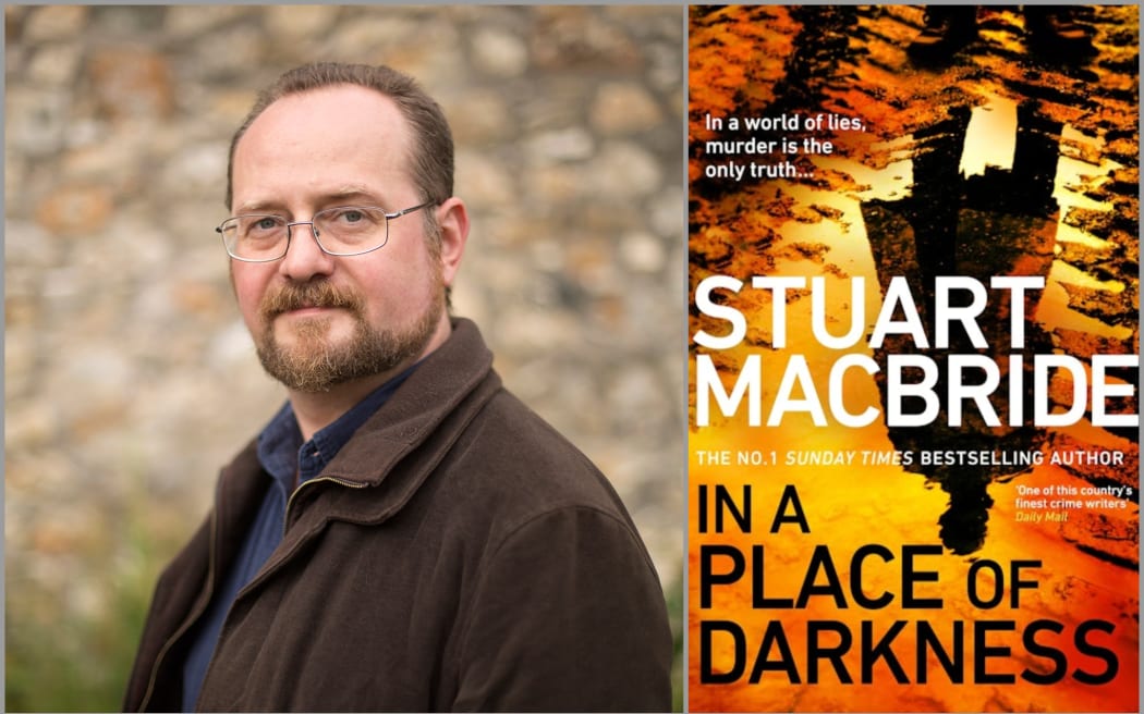 Image of Stuart MacBride and his book cover.