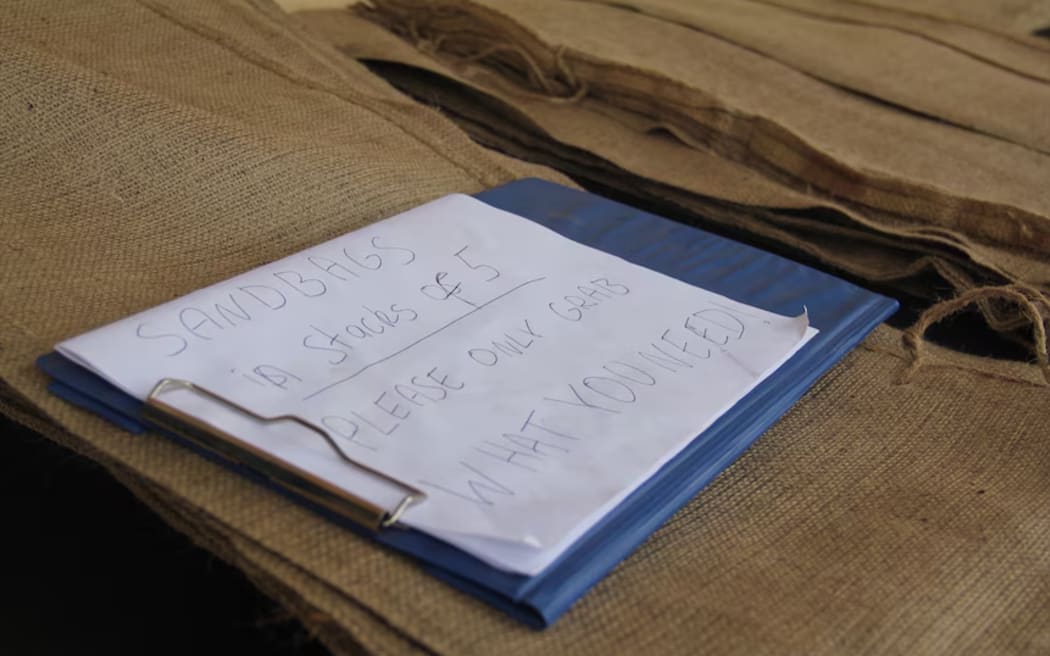 Sandbags are available at the Exmouth SES.