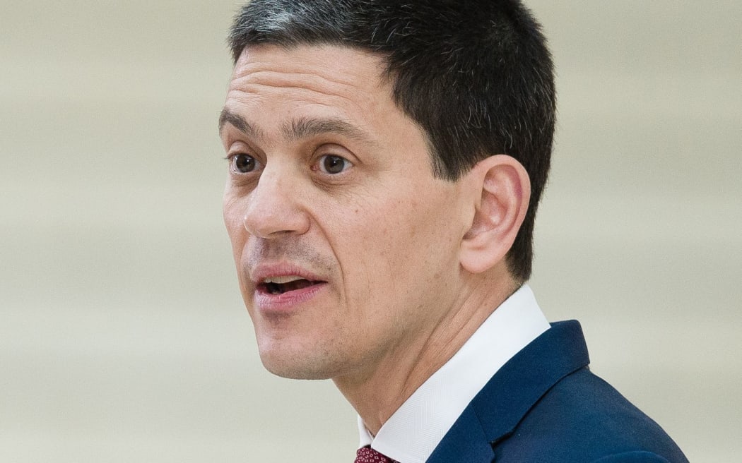 David Miliband, who is also the brother of former British Labour Party, Ed Miliband.