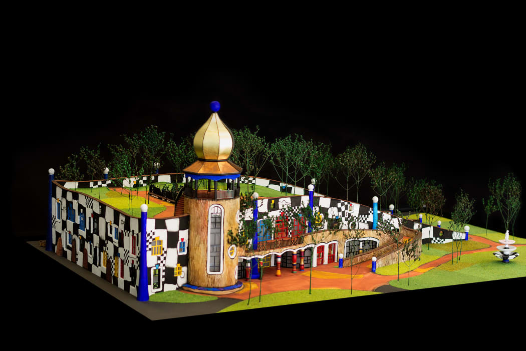 Hundertwasser Art Centre model.