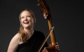 Double bassist Phoebe Russell.